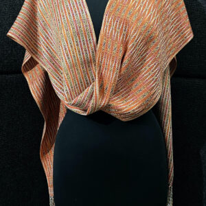 SBS-30 Mardi Gras luxe silk scarf